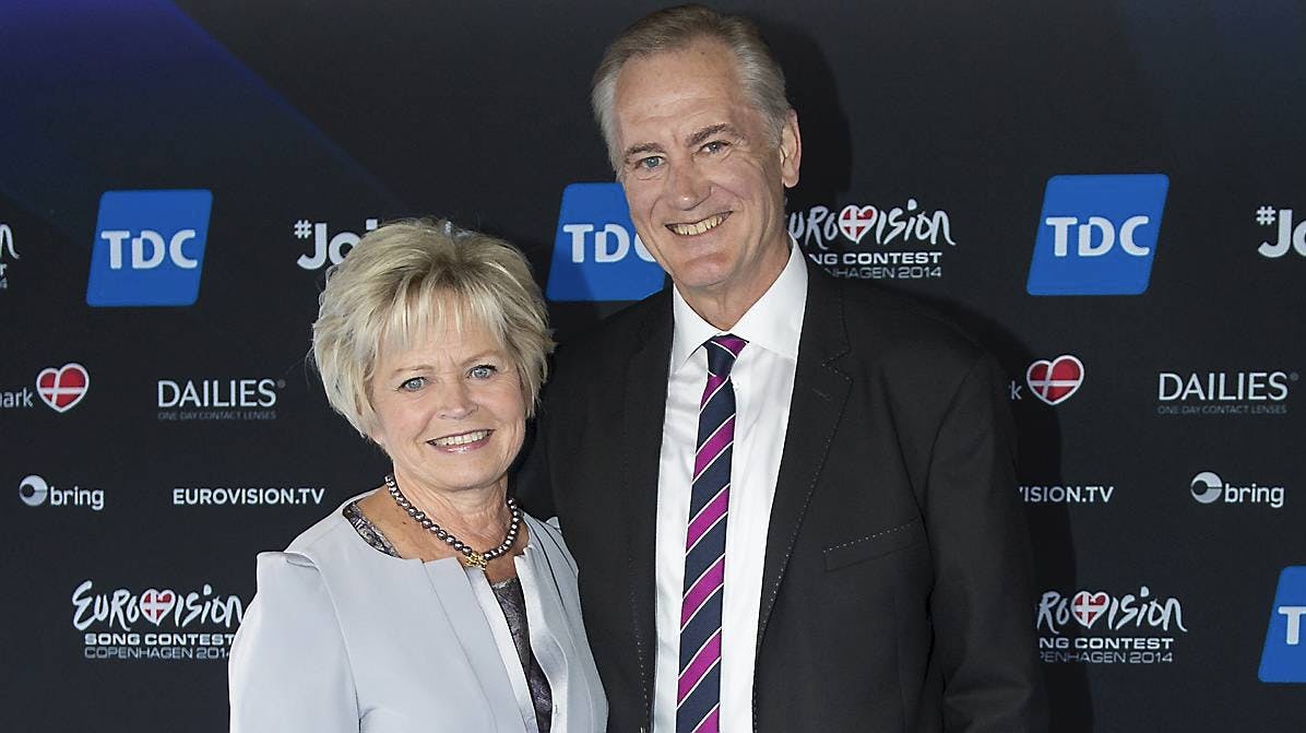 Hilda og Keld Heick ved Eurovision Song Contest 2014.