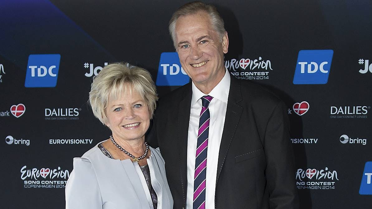 Hilda og Keld Heick ved Eurovision Song Contest 2014.