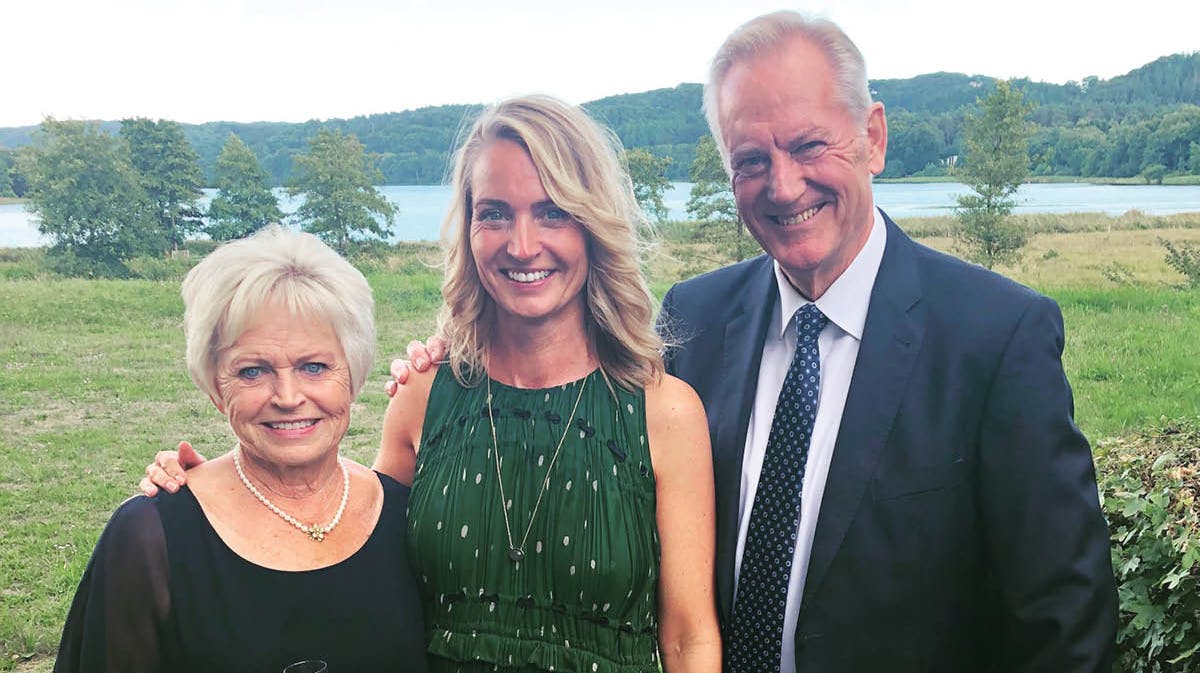 Hilda, Annette og Keld Heick