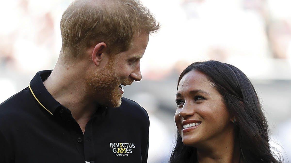 Prins Harry og hertuginde Meghan.