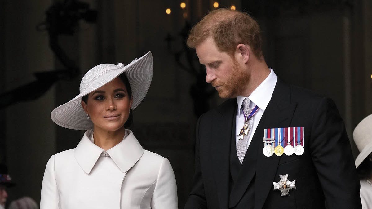 Hertuginde Meghan og prins Harry.