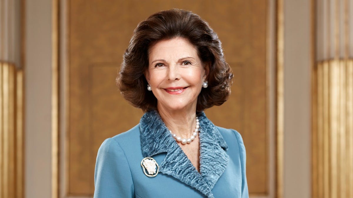 Dronning Silvia. 