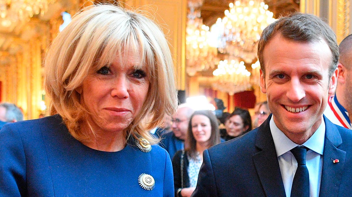 Brigitte og Emmanuel Macron.