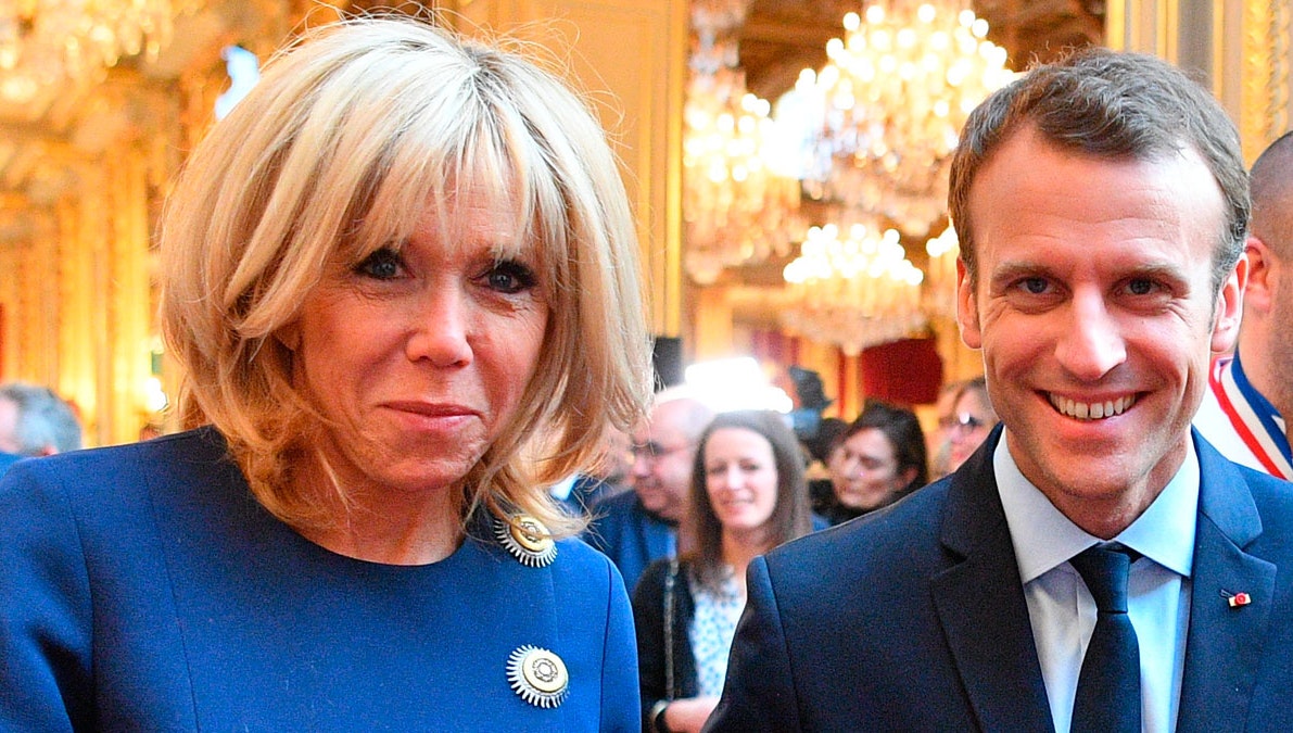 Brigitte og Emmanuel Macron.