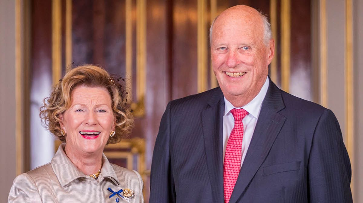 Dronning Sonja og kong Harald. 