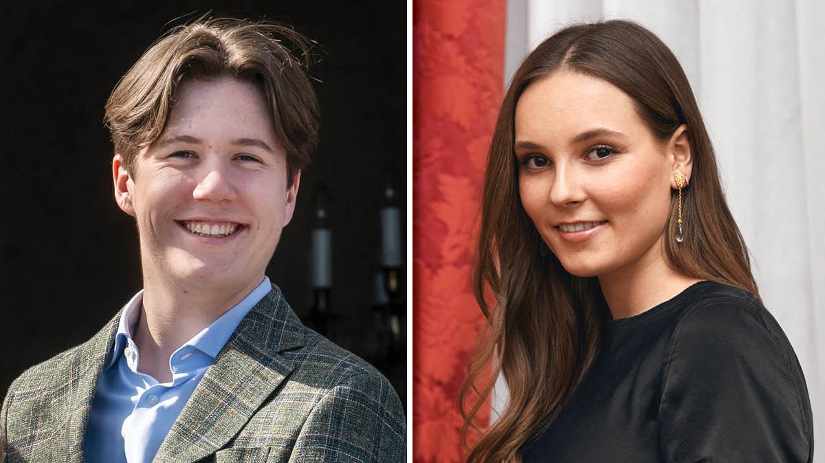 Fotomontage: Prins Christian og prinsesse Ingrid Alexandra. 