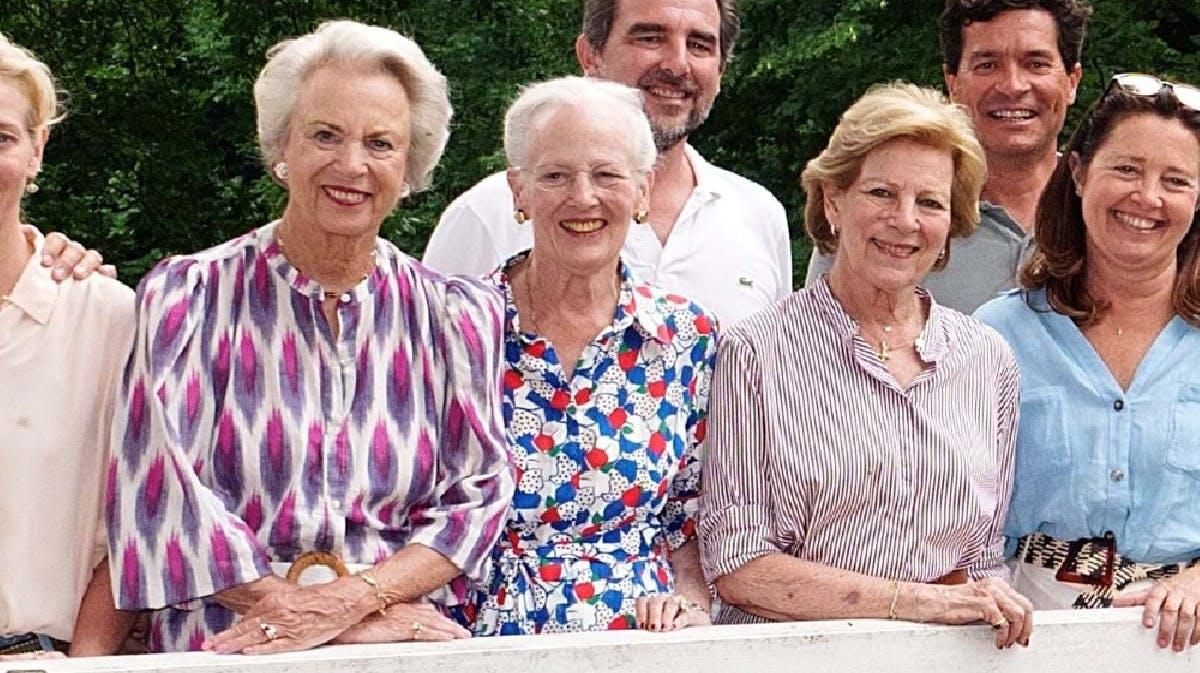 Prinsesse Benedikte, dronning Margrethe og dronning Anne-Marie