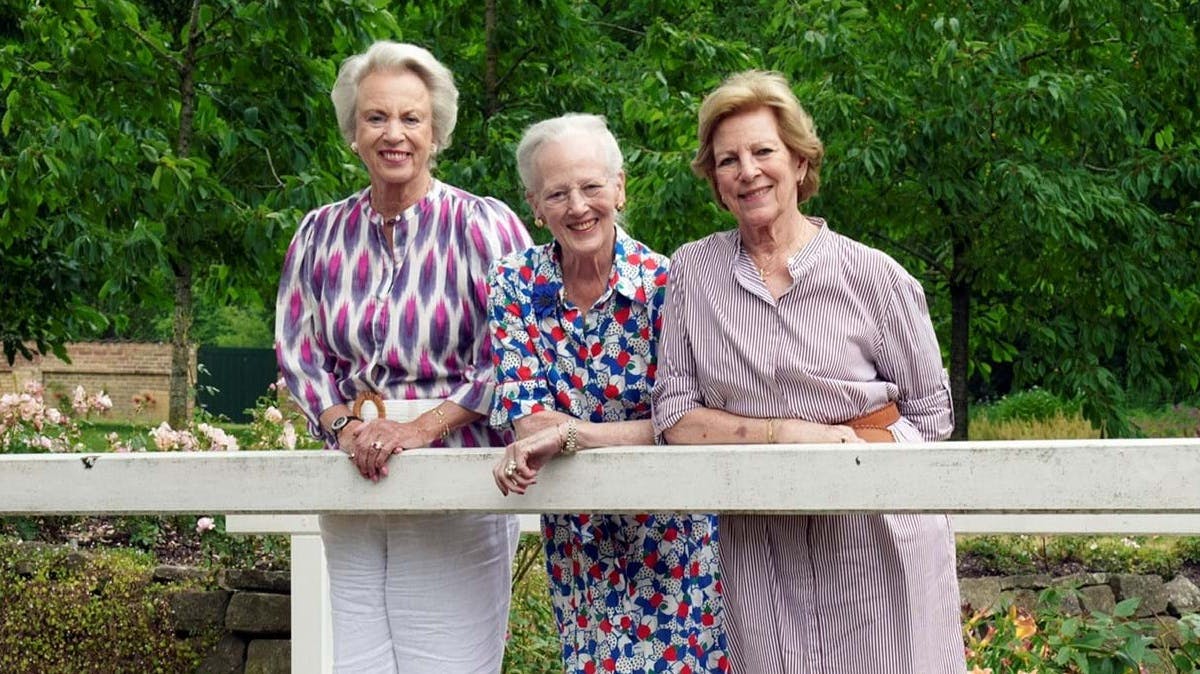 Prinsesse Benedikte, dronning Margrethe og dronning Anne-Marie