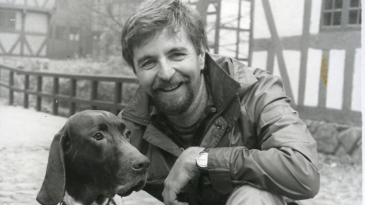 Poul Thomsen med hunden Balder