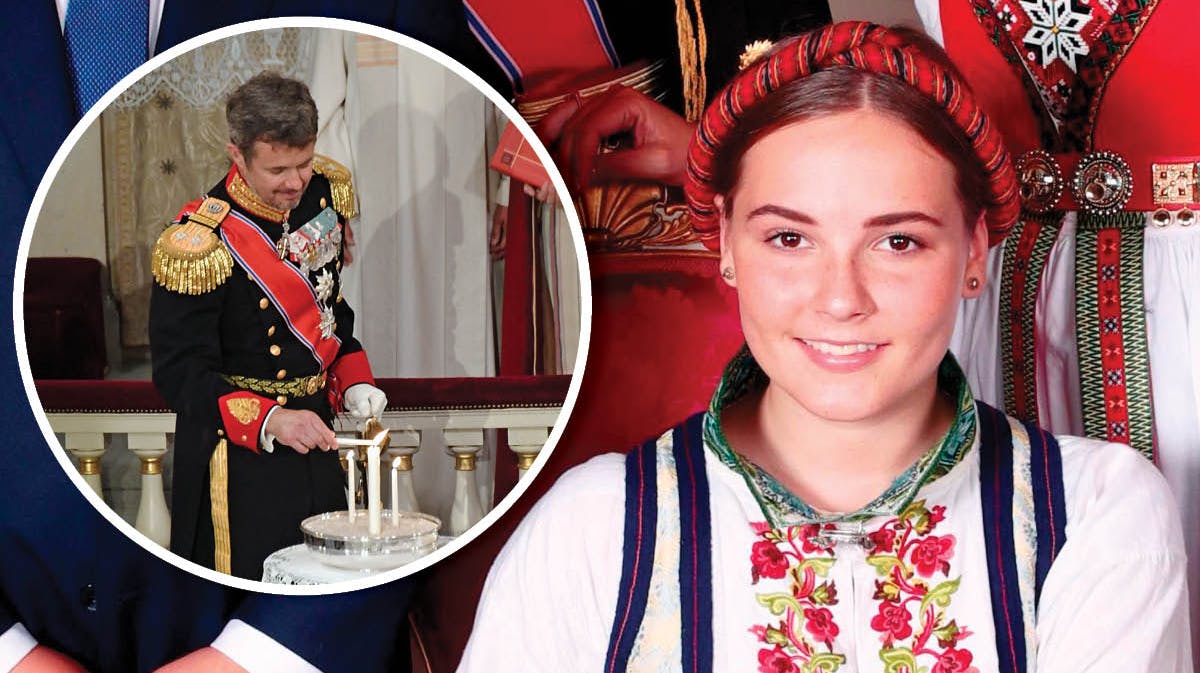 Prinsesse Ingrid Alexandra. Indsat: Kronprins Frederik.