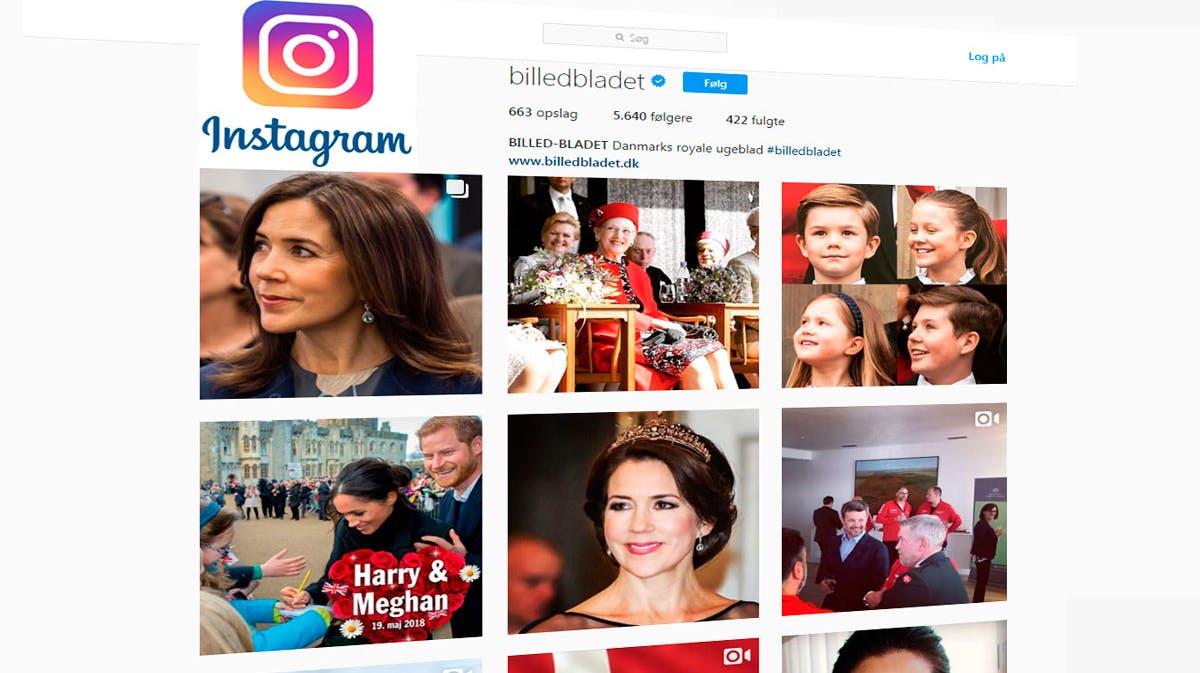 Du kan også finde BILLED-BLADET på det sociale medie Instagram.