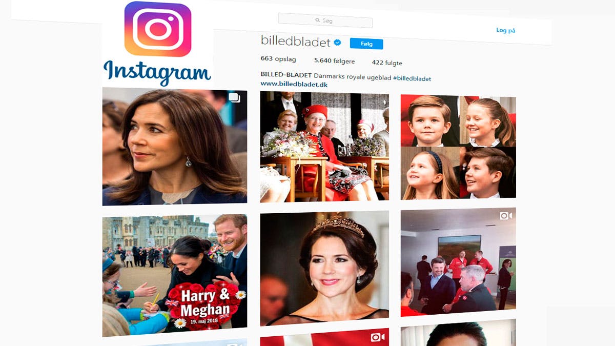Du kan også finde BILLED-BLADET på det sociale medie Instagram.
