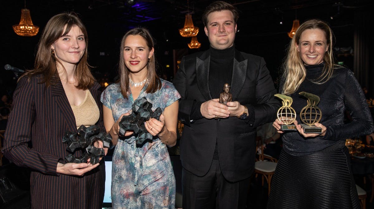 Lisa Jespersen, Sara Jønsson, Nicolai Jørgensen og Monica Hellström. 