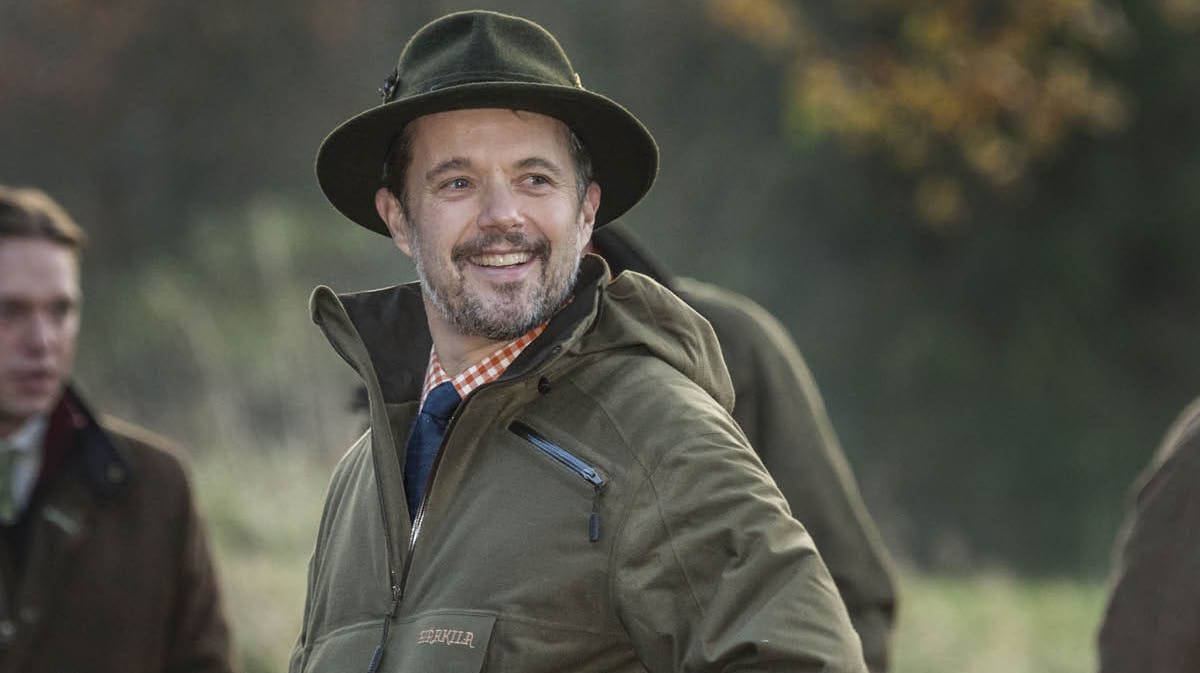Kronprins Frederik ved Kongejagt i 2017.