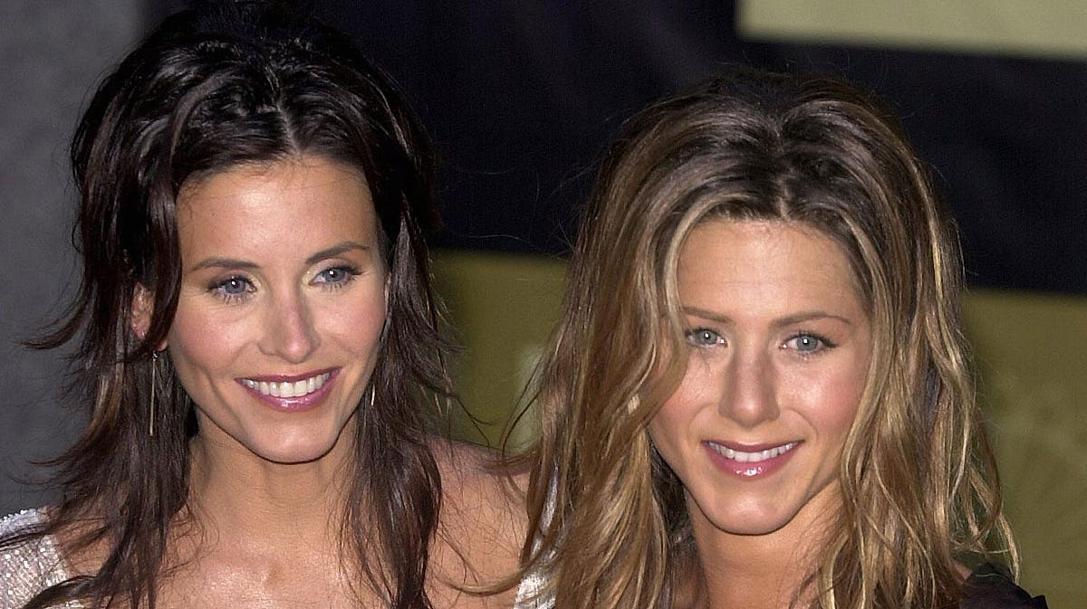 Courteney Cox og Jennifer Aniston