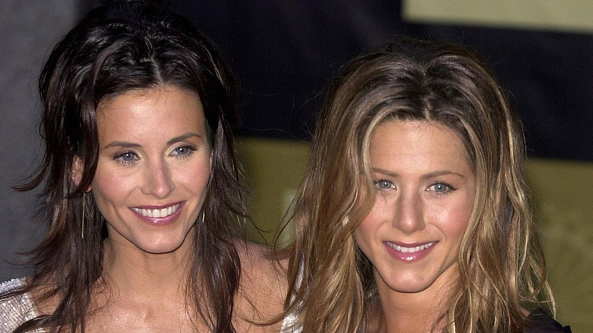 Courteney Cox og Jennifer Aniston