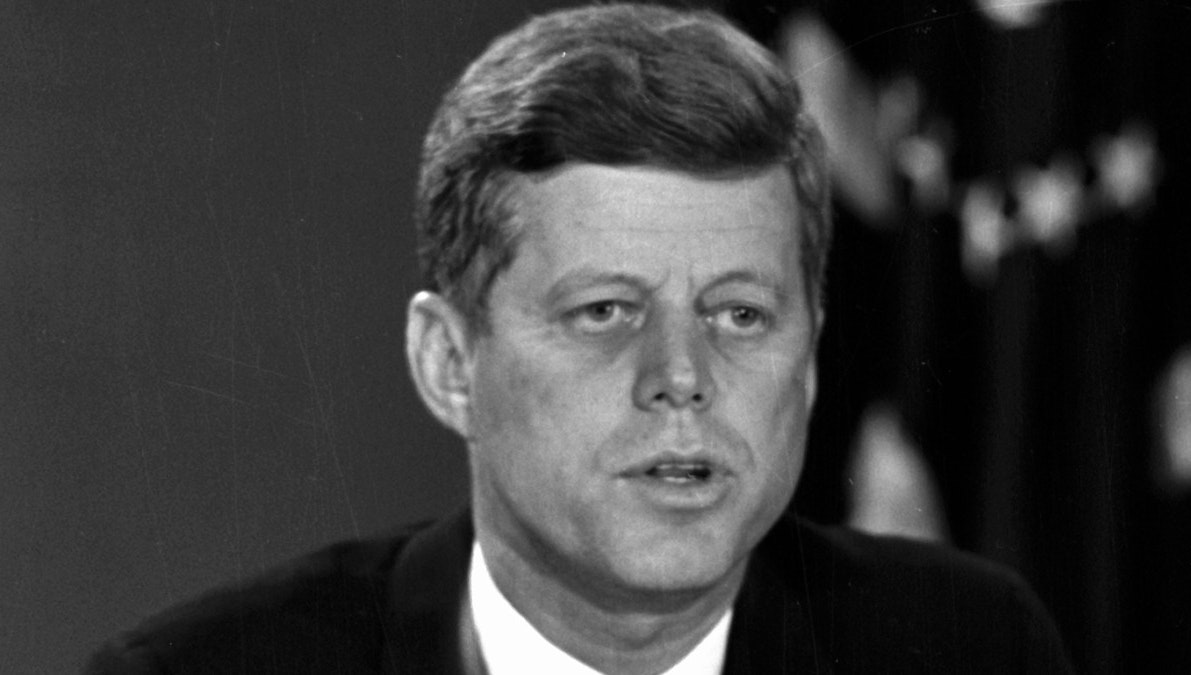 John F. Kennedy.
