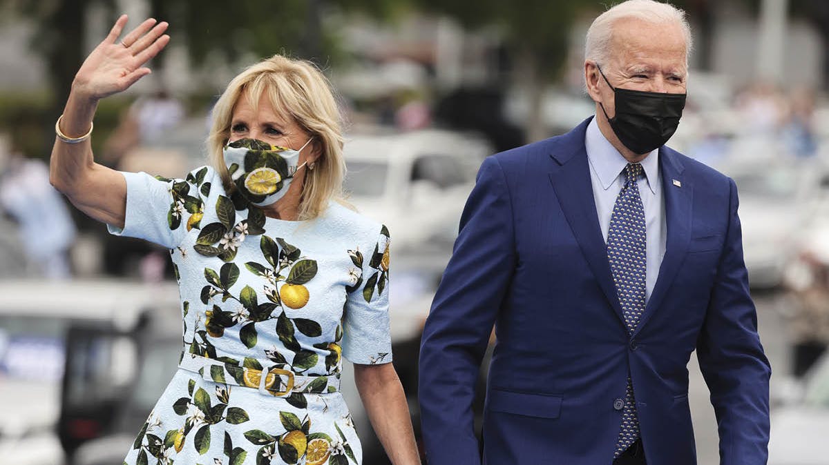 Jill Biden og Joe Biden.