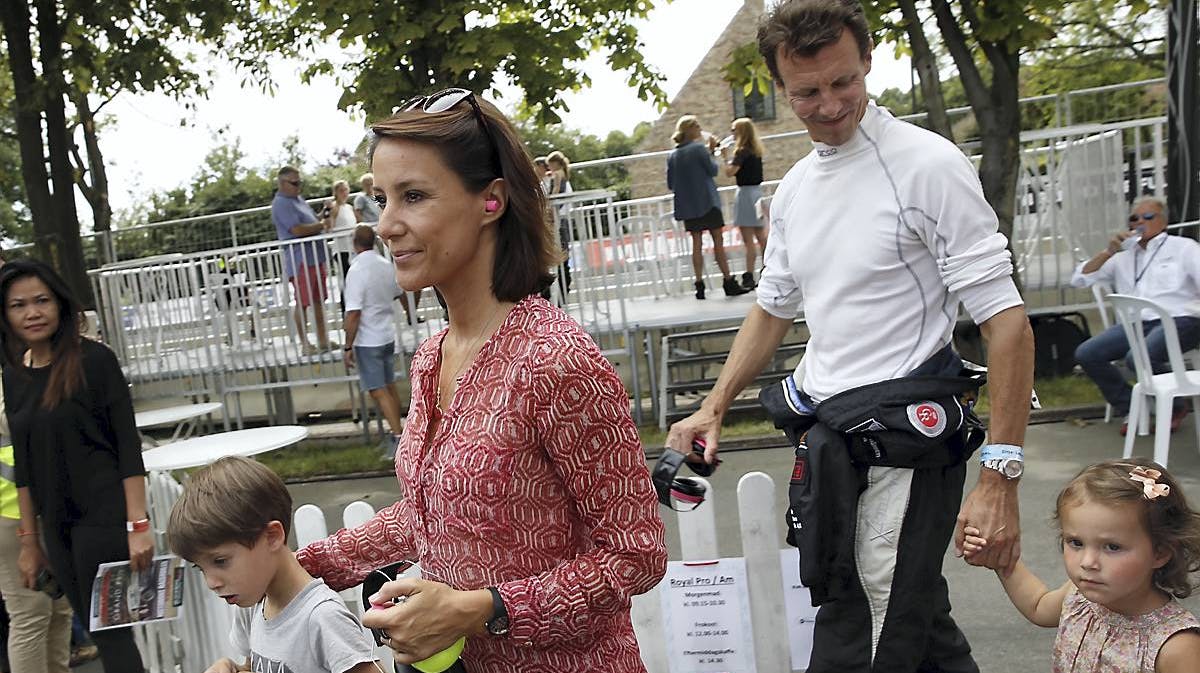 Prins Joachim har familien med til race.