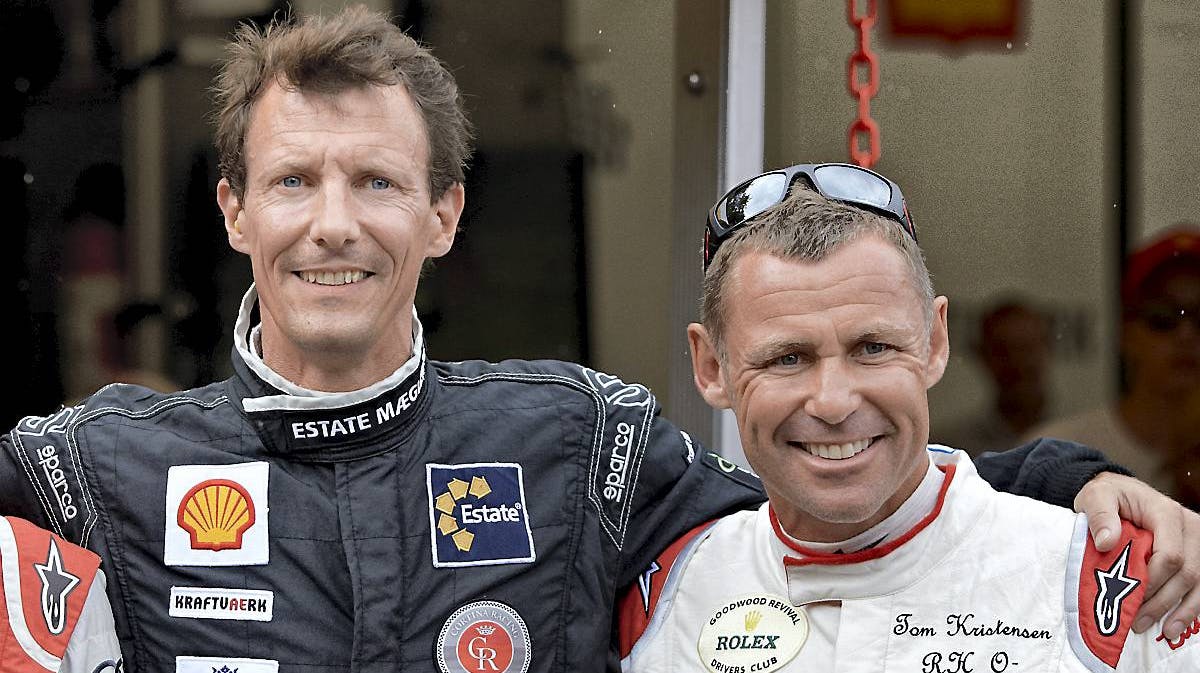 Prins Joachim og Tom Kristensen.