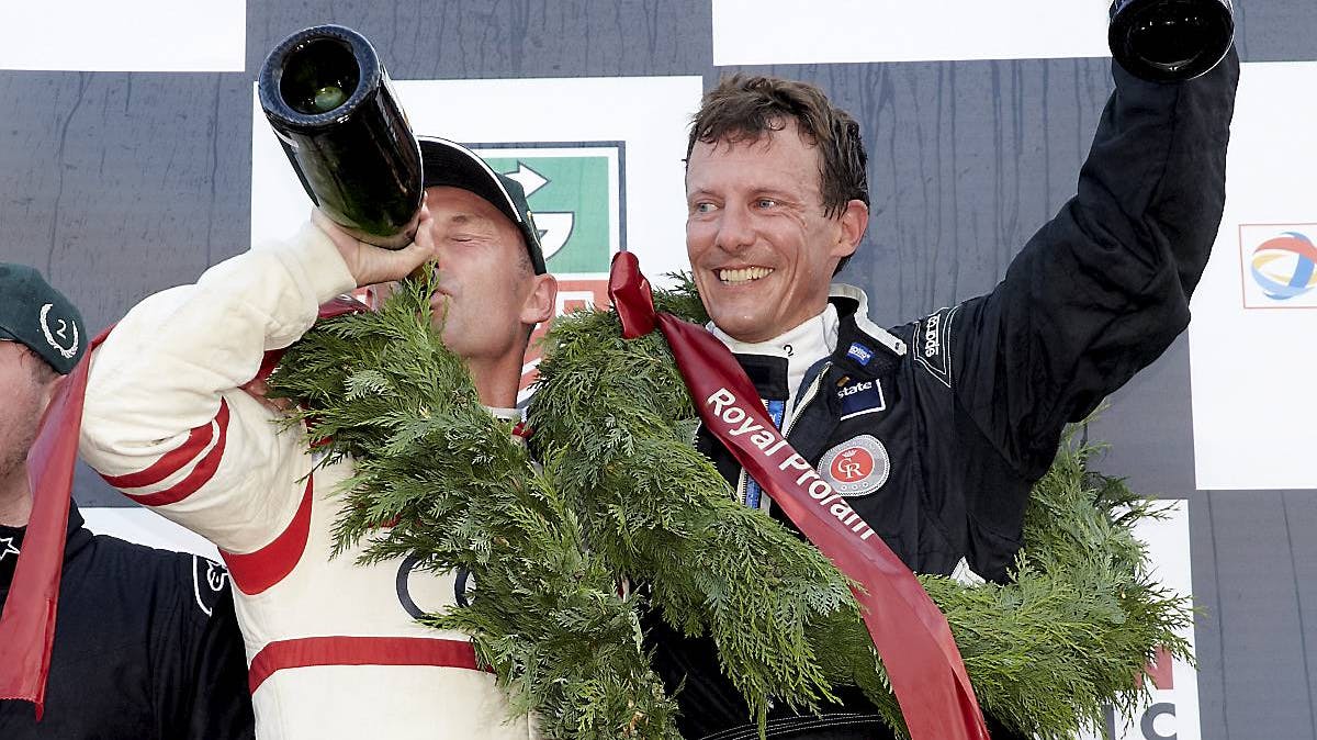 Tom Kristensen og prins Joachim.