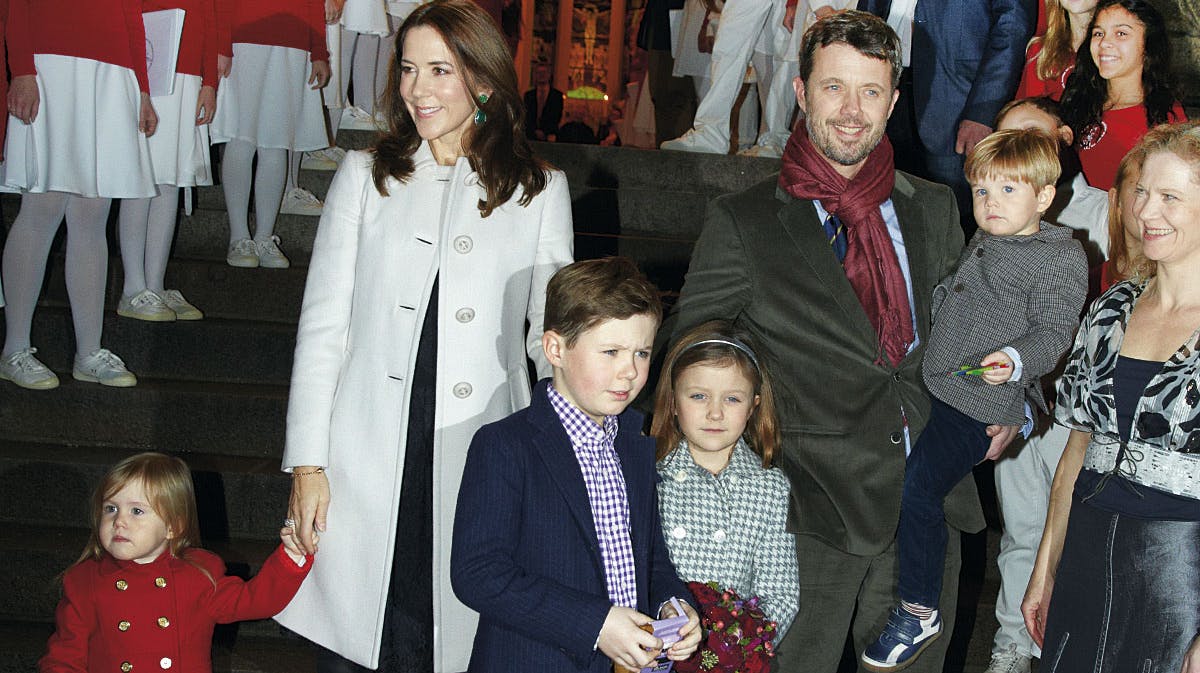 Kronprinsfamilien samlet til julekoncert