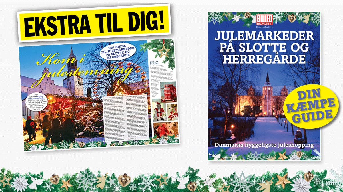 Dejligt gemmehæfte til dig: Din guide til julemarkeder på slotte og herregårde