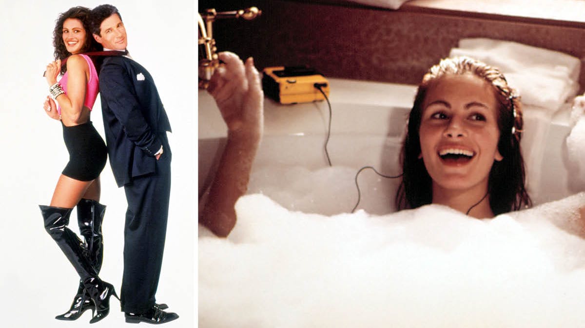 Julia Roberts og Richard Gere i "Pretty Woman" fra 1990.