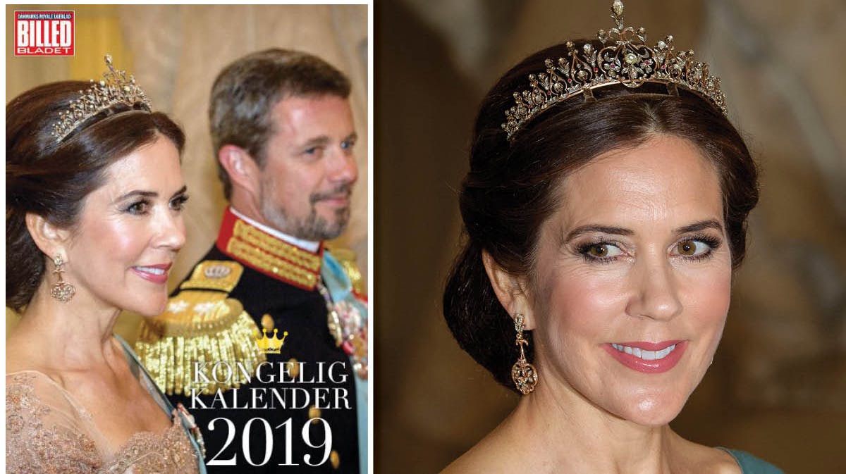 Kronprinsesse Mary og kronprins Frederik pryder forsiden af BILLED-BLADETs flotte årskalender 2019, som følger gratis med bladet den 29. november 2018. 