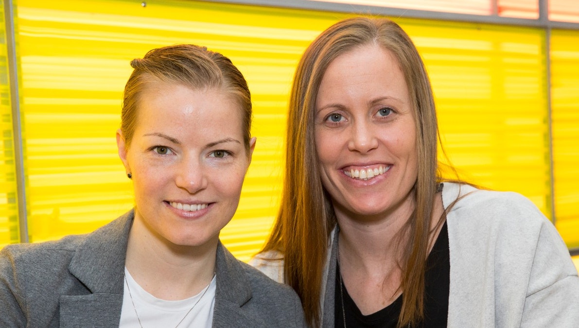 Christinna  og Kamilla Rytter Pedersen