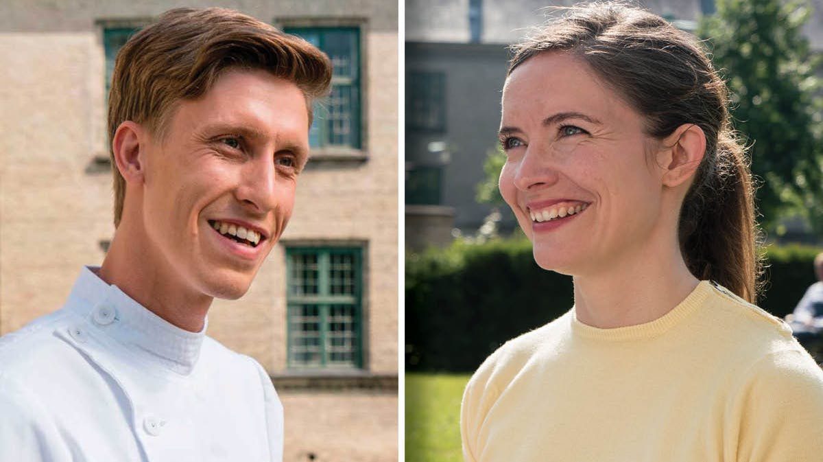 Peter og Birgit i "Sygeplejeskolen".