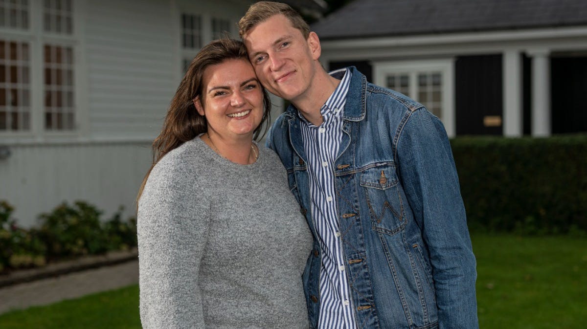 Cille Sauer og Kasper Krogh Bendixen i "Kærlighed hvor kragerne vender"