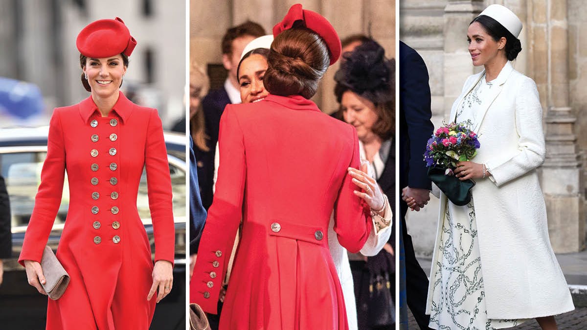 Hertuginde Catherine og hertuginde Meghan.