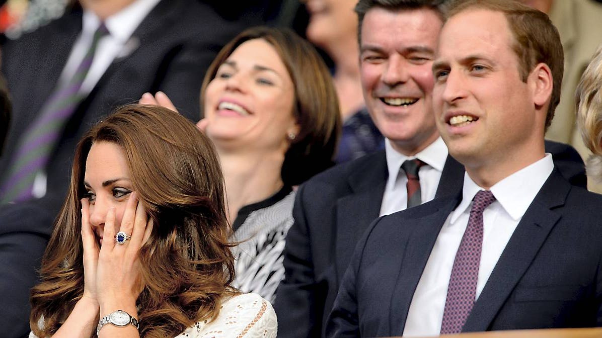 Hertuginde Catherine og prins William.