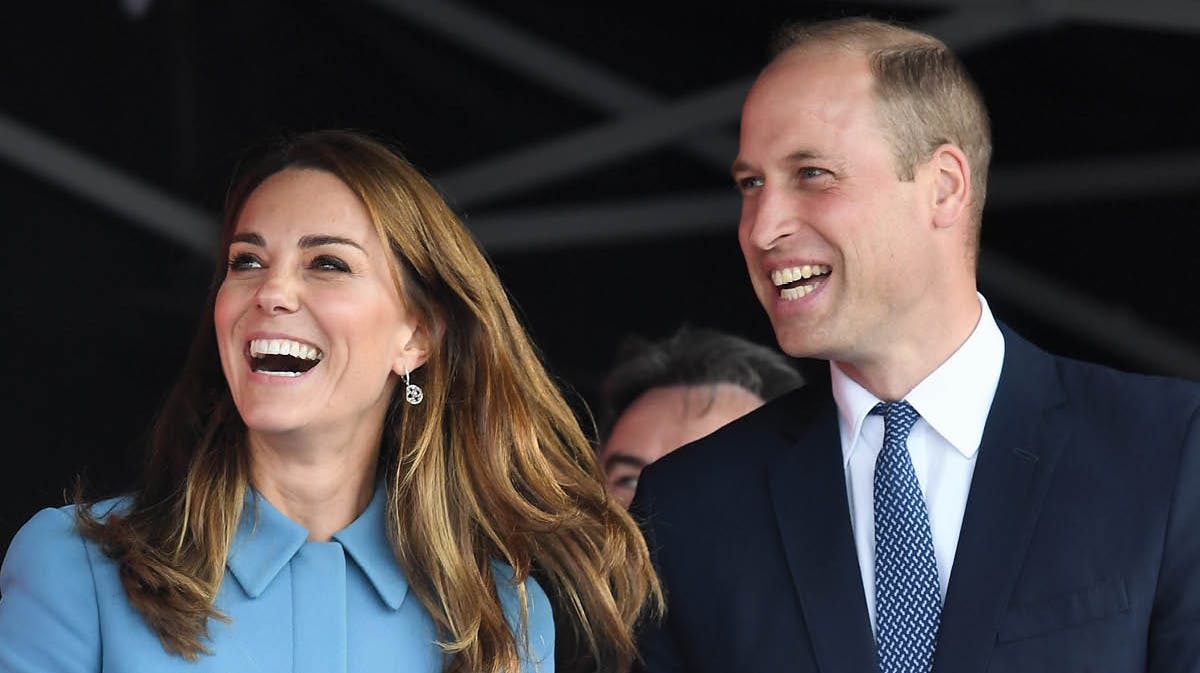 Hertuginde Catherine og prins William.