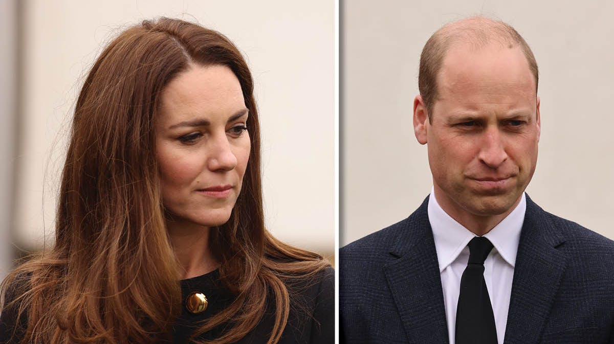 Hertuginde Catherine og prins William i april 2021.