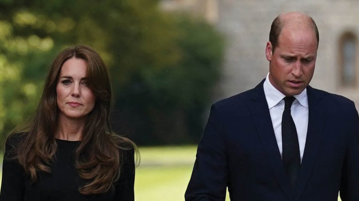 Prinsesse Kate og prins William. 