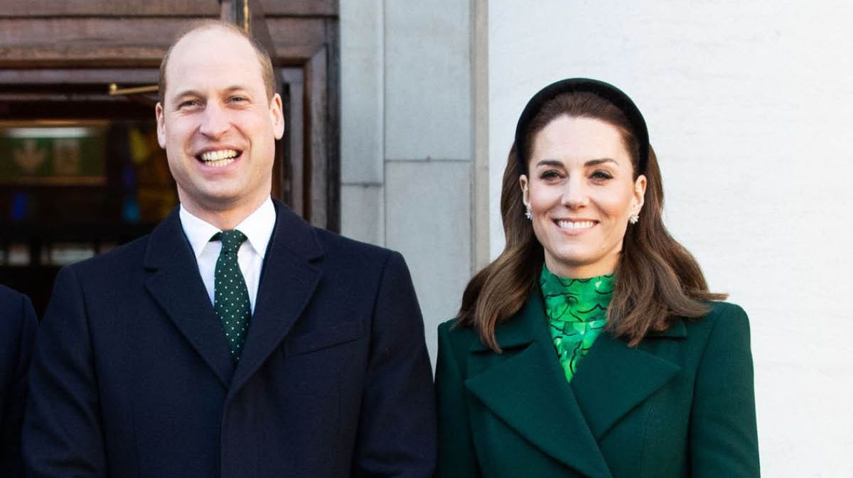 Prins William og hertuginde Catherine. 