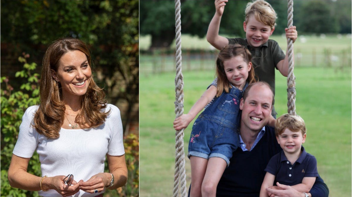 Kate, Charlotte, George, William og Louis