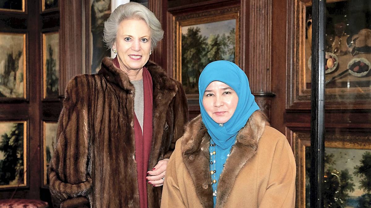 Prinsesse Benedikte og kronprinsesse Azizah