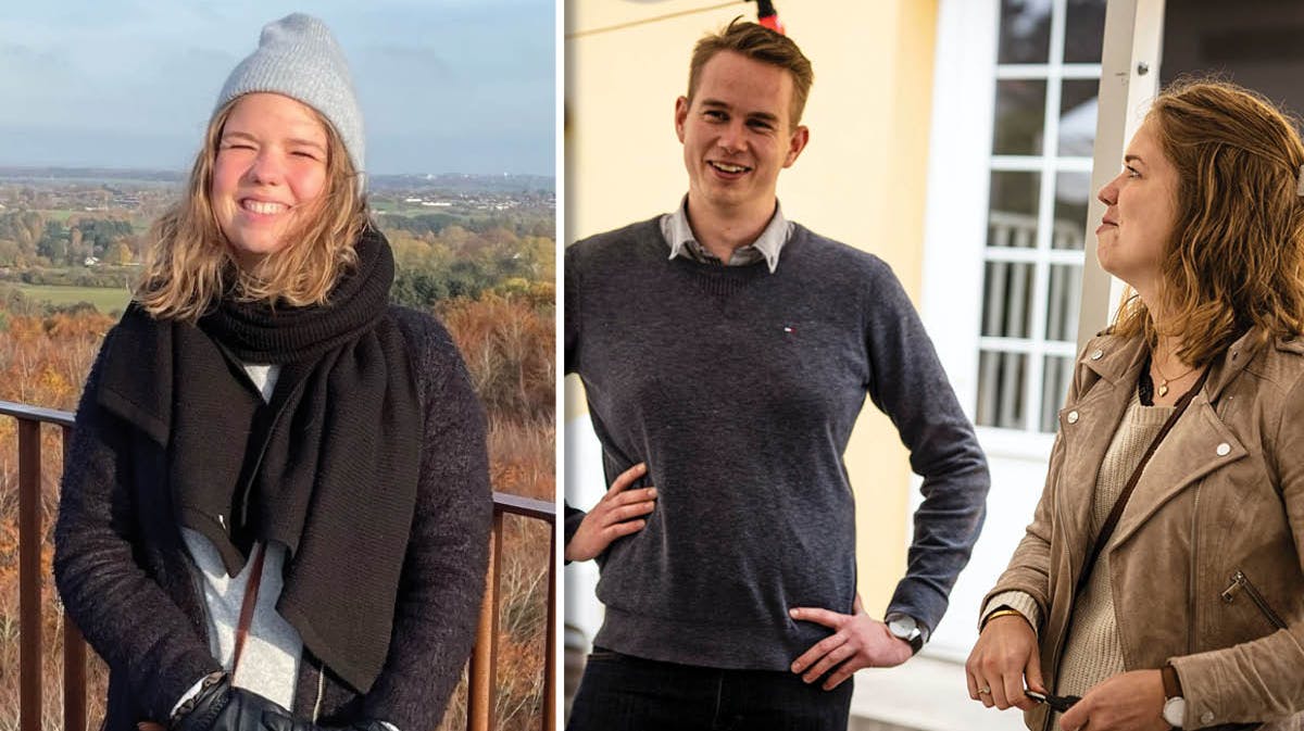 Dorte Hansen samt Morten og Dorte i "Kærlighed hvor kragerne vender"