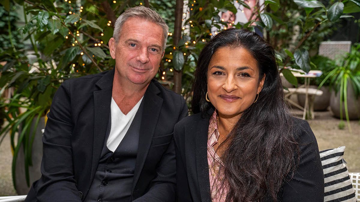 Kim Bildsøe Lassen og Divya Das. 