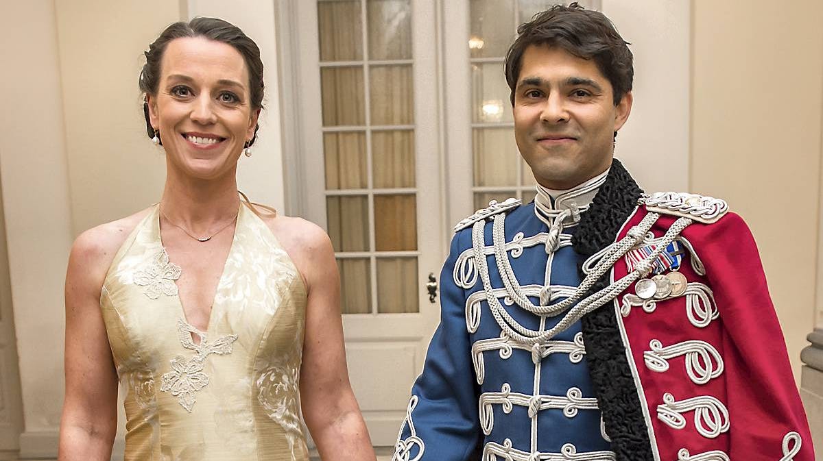 Kirsten Brosbøl og Daniel Raahauge.