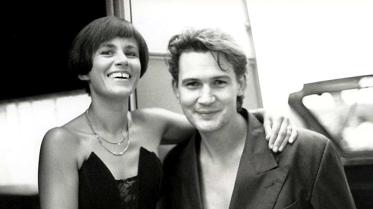Kirsten Siggaard og Johnny Logan i 1989.