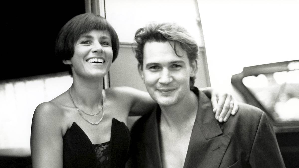 Kirsten Siggaard og Johnny Logan i 1989.