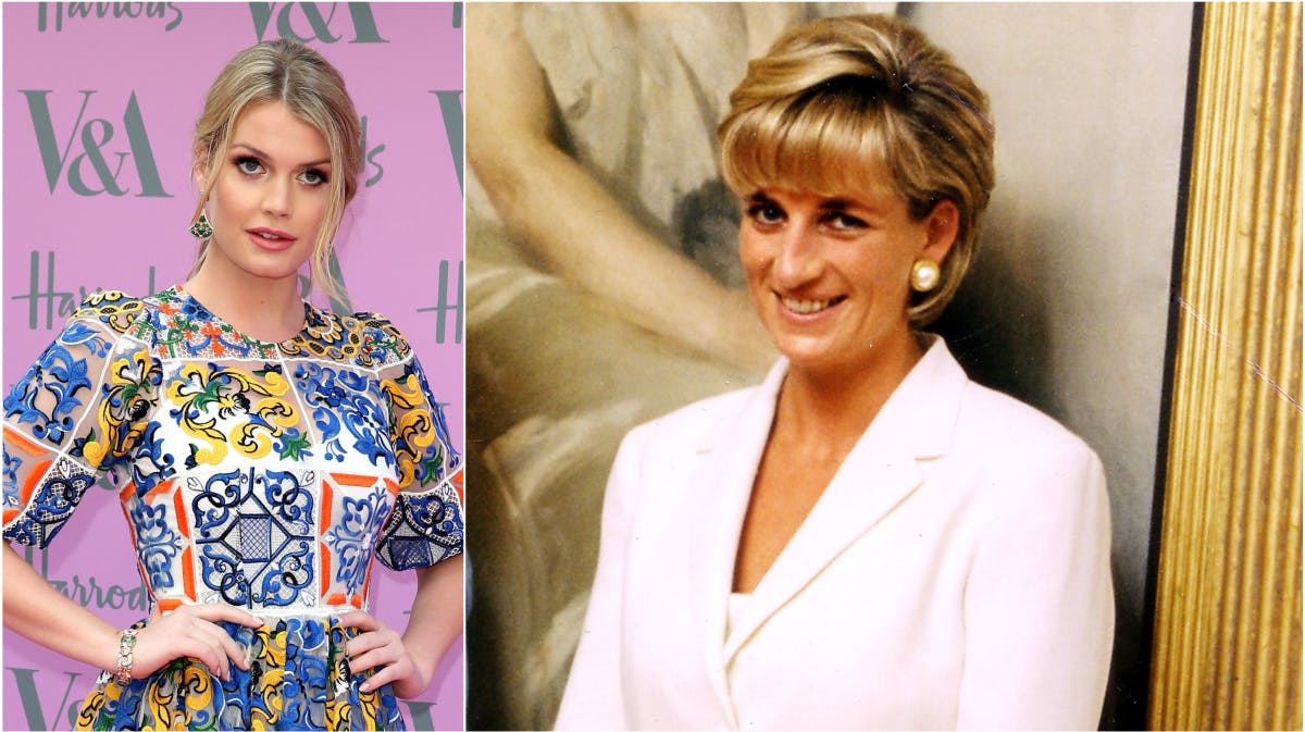 Lady Kitty Spencer og prinsesse Diana.