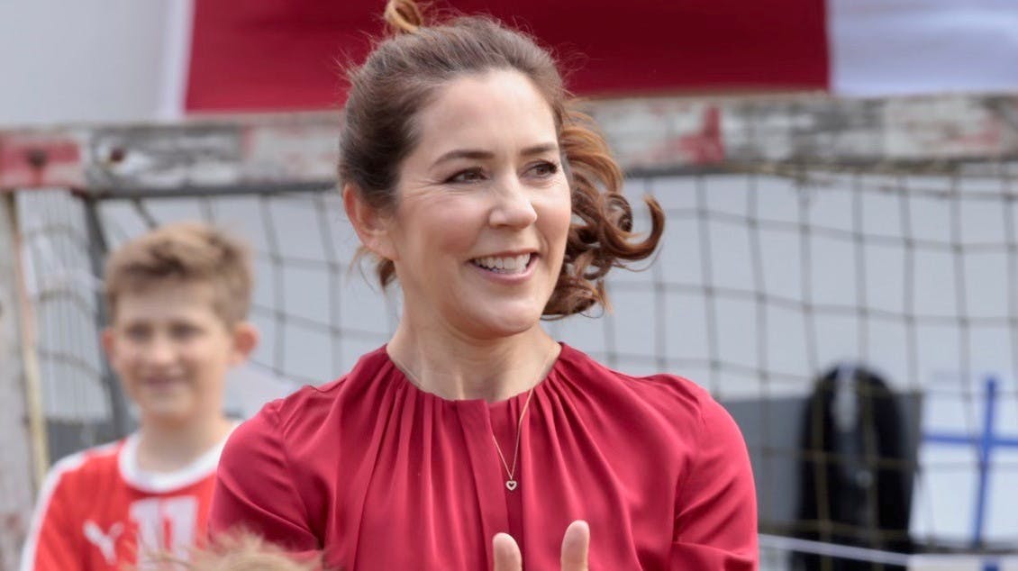 Kronprinsesse Mary i Rødovre lørdag. 