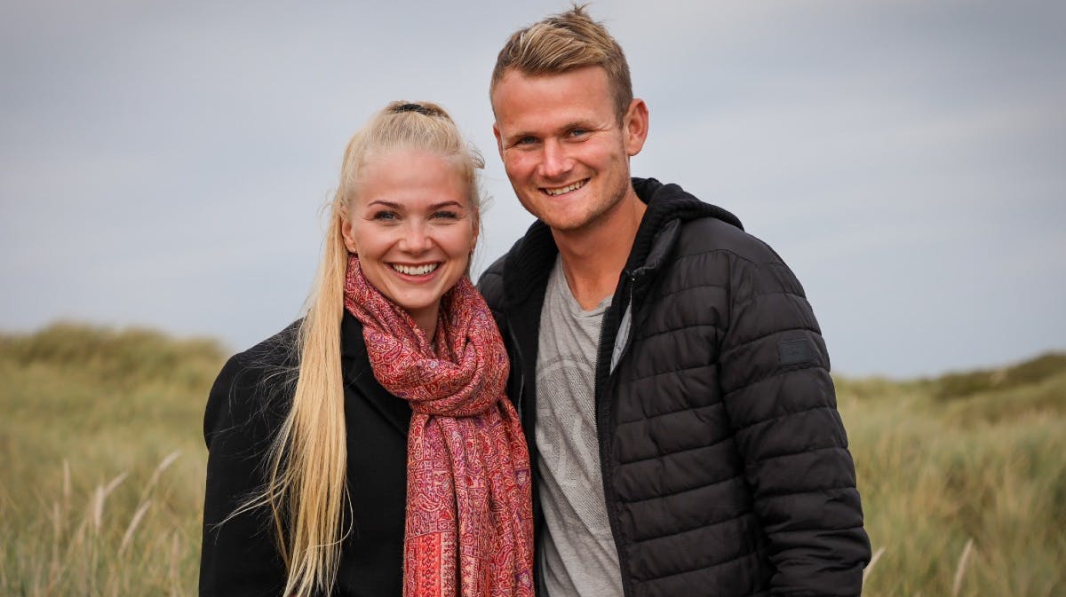 Camilla Bering Lodberg og Jonas Larsen i "Kærlighed hvor kragerne vender"