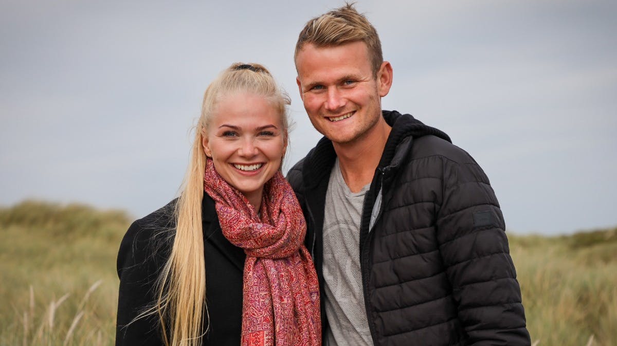 Camilla og Jonas i "Kærlighed hvor kragerne vender"