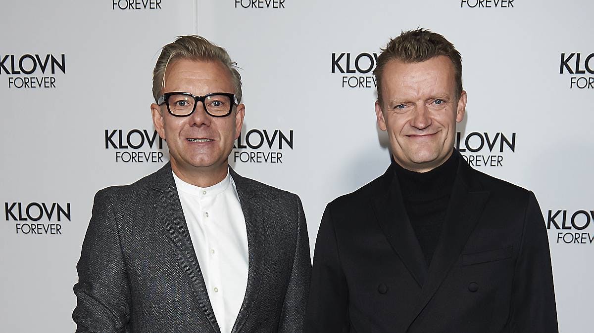 Casper Christensen og Frank Hvam til premiere på Klovn Forever